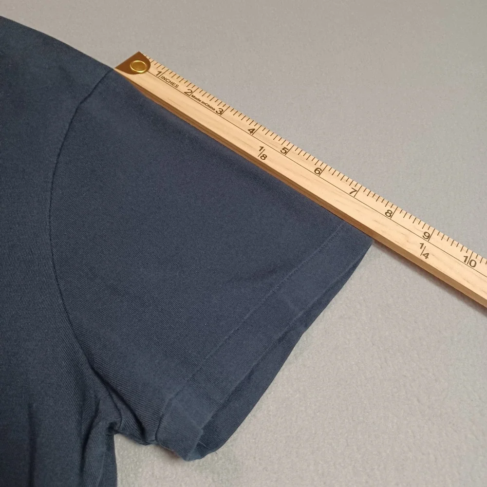 Polo‎ Ralph Lauren Mens Navy Blue Custom Slim Fit Pony Logo T-Shirt Large L